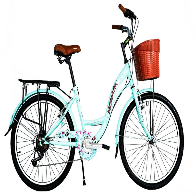 MONARK - Bicicleta Monark Romantic Teen Aro 24" Verde Agua