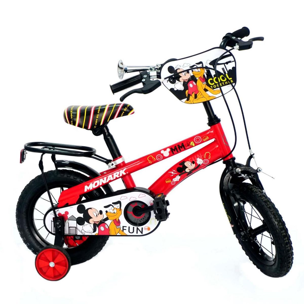MONARK - Bicicleta Monark Mickey Fun Aro 12" Rojo
