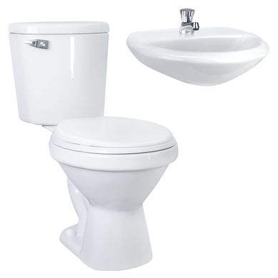 Sala de Bao Trebol Pro Eco Blanca