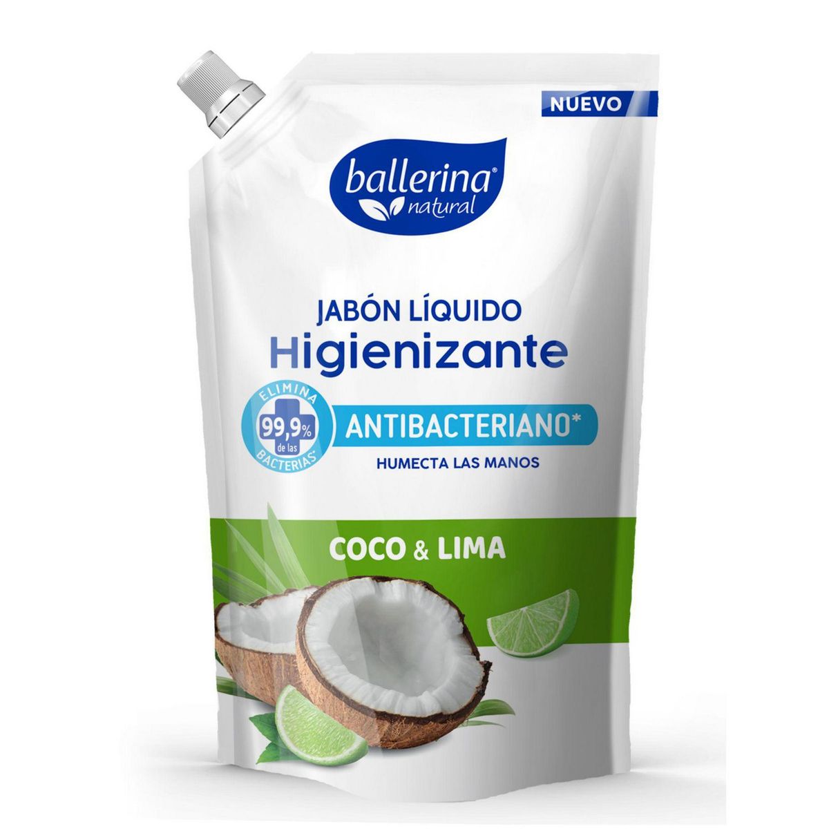 BALLERINA - Jabón Líquido Coco Y Almendra Ballerina 750Ml