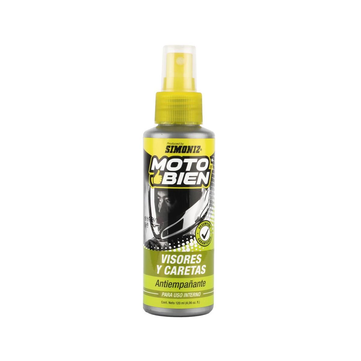 SIMONIZ - Antiempañante Visores Caretas Moto 120Ml