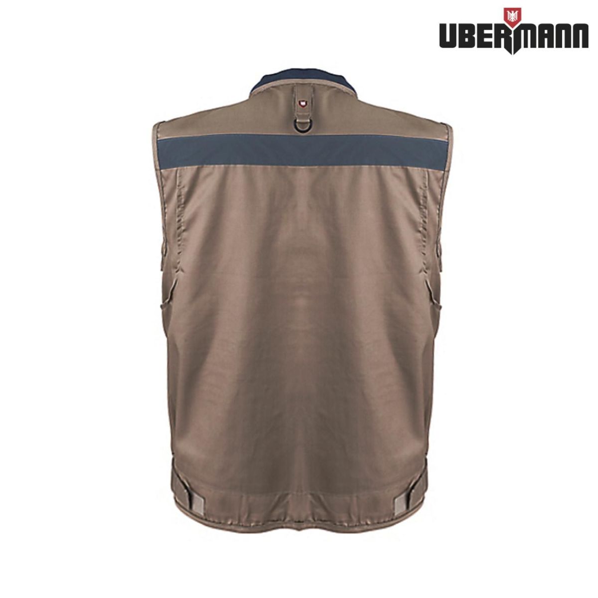 UBERMANN - Chaleco Reflectivo Geólogo para Hombre Café Talla XL