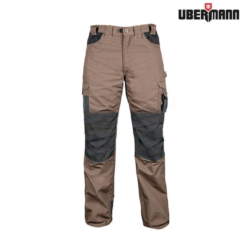 UBERMANN - Pantalón Cargo Desmontable Café Talla L