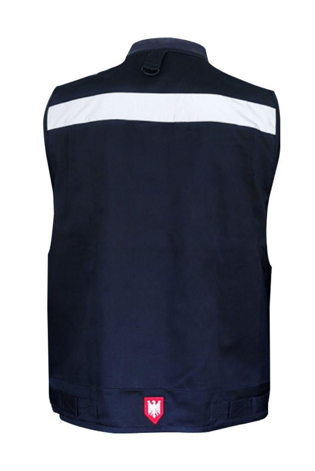 UBERMANN - Chaleco Reflectivo Geólogo para Hombre Azul Talla XL