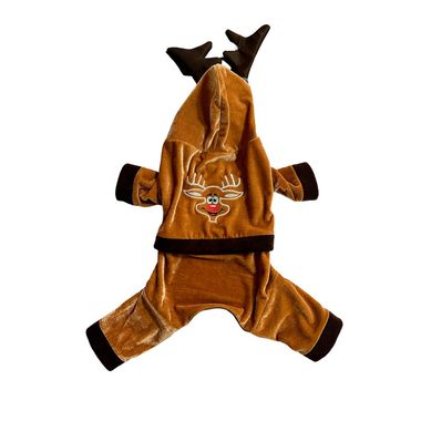 Disfraz Reno Navideo para Mascota Talla 2
