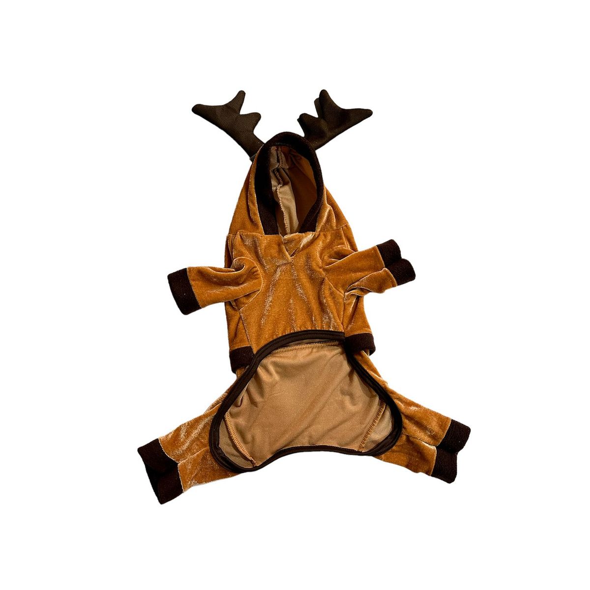 ACCECAN - Disfraz Reno Navideño para Mascota Talla 2