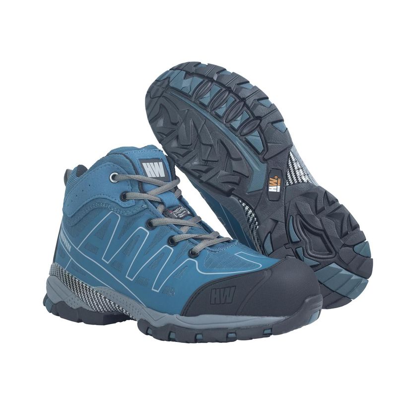 HARDWORK - Zapatos de Seguridad Punta de Acero Unisex Hw Bolt High T39