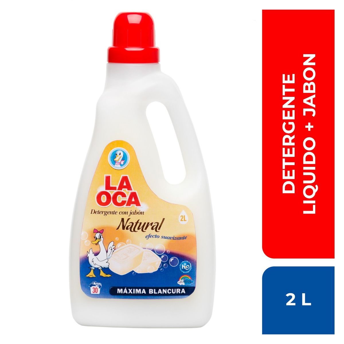 LA OCA - Detergente Líquido La Oca Con Jabón 2L