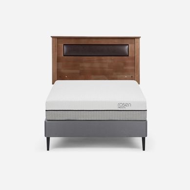 Cama Pratta Rosen 1.5 Plazas + Colchn + Respaldo Ferrara