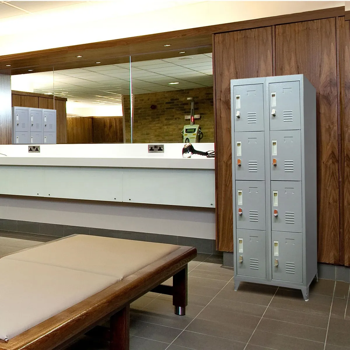 MALETEK - Locker 8 Casilleros de Metal