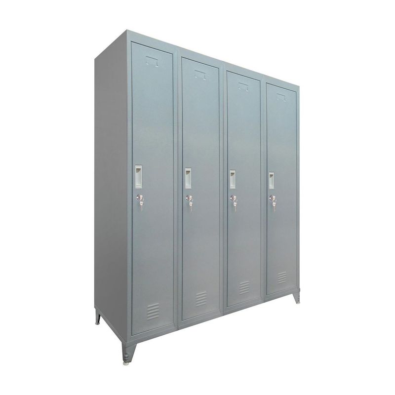 MALETEK - Locker 4 Casilleros de Metal con Llave