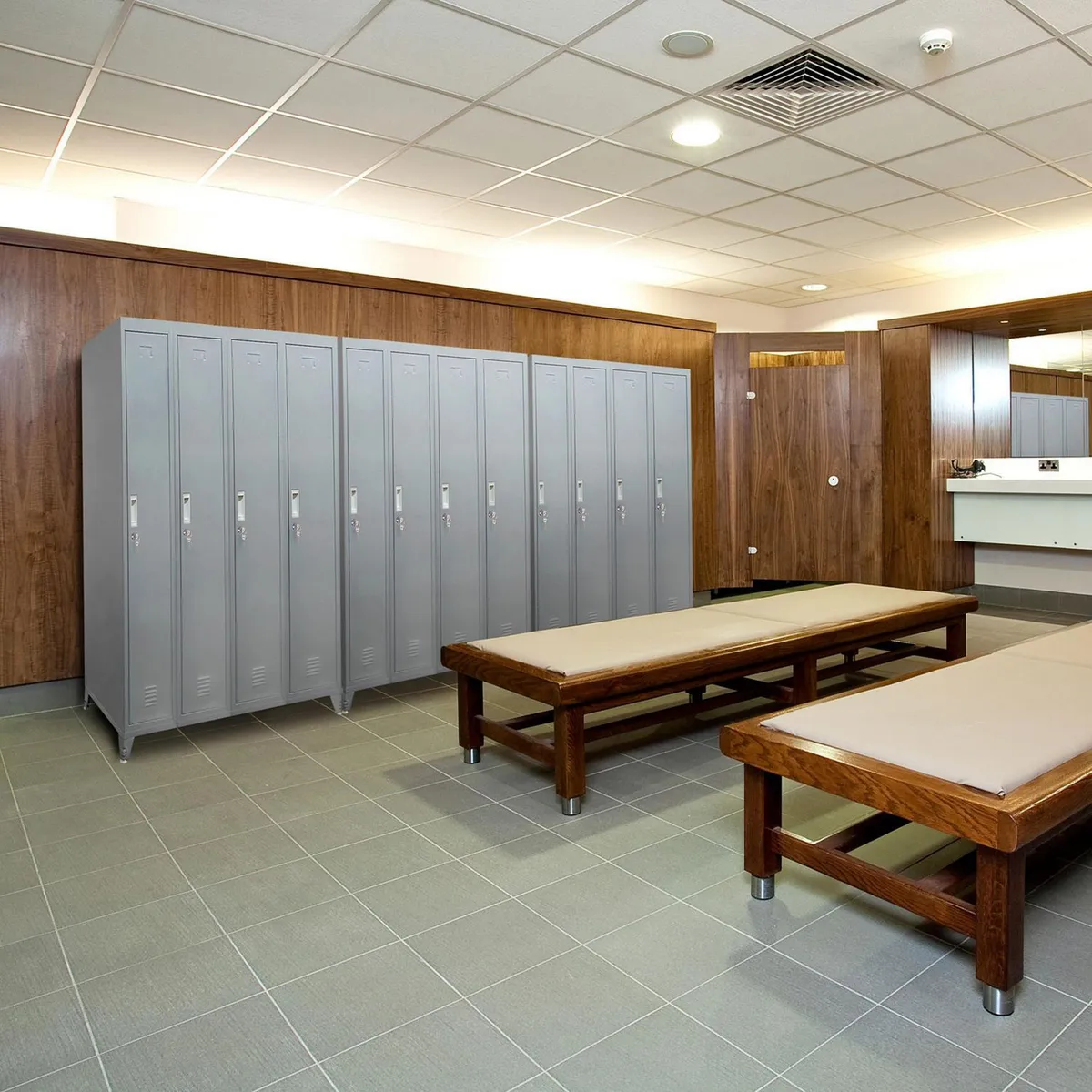 MALETEK - Locker 4 Casilleros de Metal con Llave