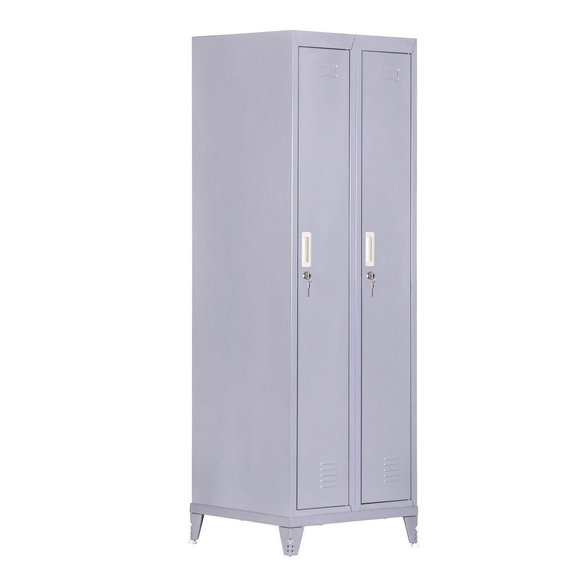 MALETEK - Locker 2 Casilleros de Metal con Llave