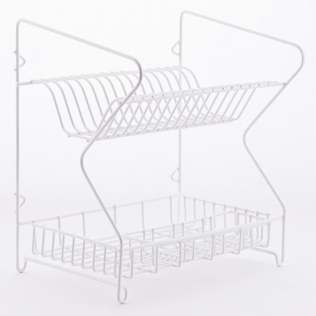  - Escurridor de Platos 2 Niveles Blanco