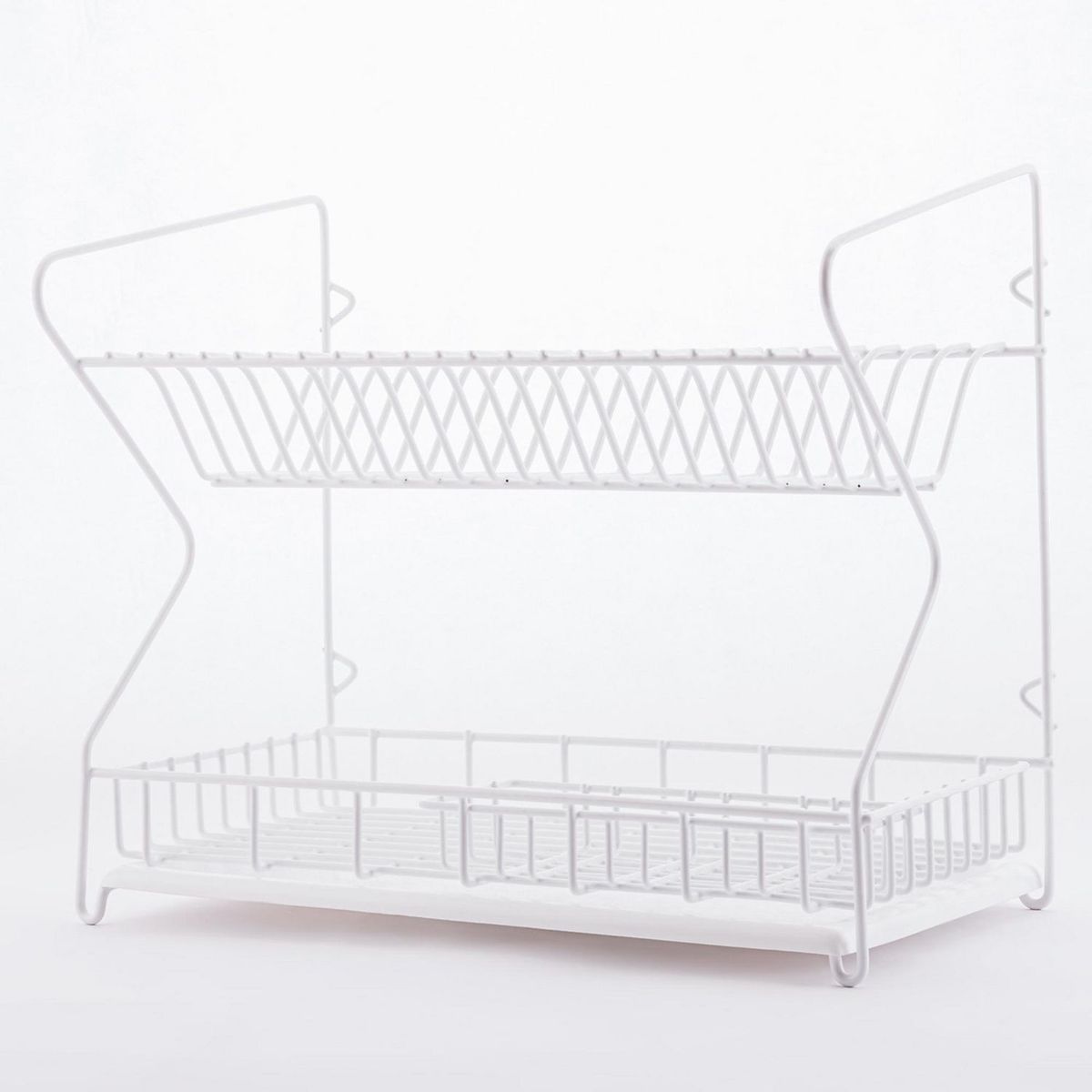  - Escurridor de Platos 2 Niveles Blanco