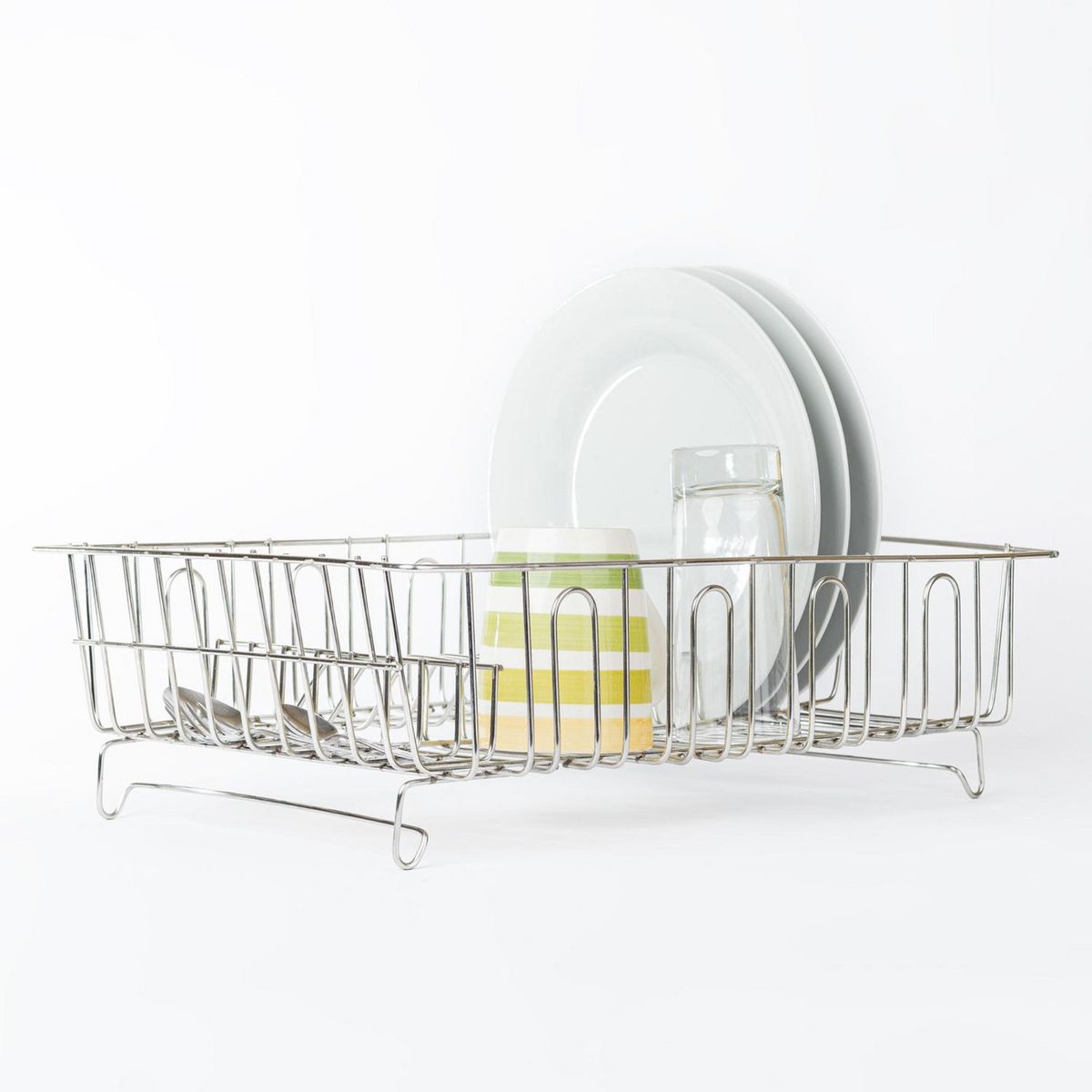  - Escurridor de Platos Acero Gris