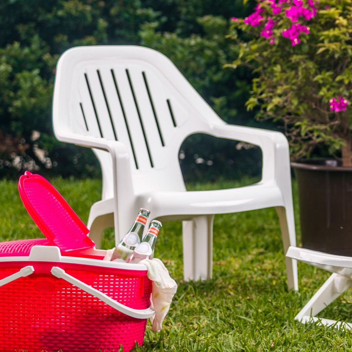 REYPLAST - Silla de Plástico Relax Asia Blanca