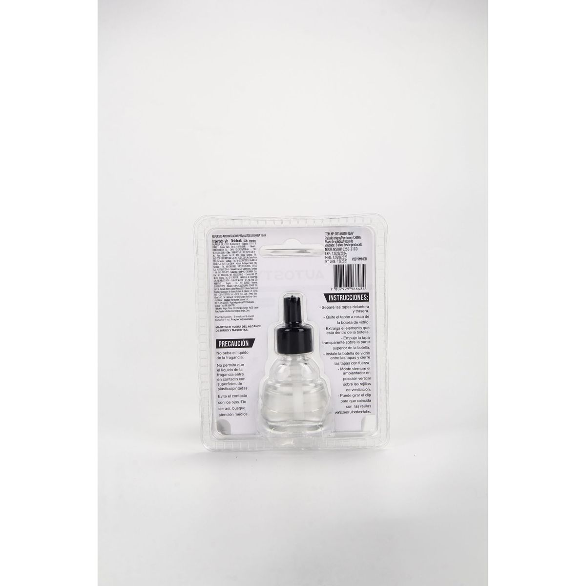 AUTOSTYLE - Repuesto Ambientador para Auto Autostyle LavandacRejilla 10Ml