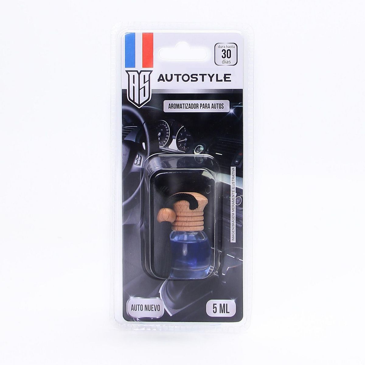 AUTOSTYLE - Ambientador para Auto Autostyle Liquido Carro Nuevo 5Ml