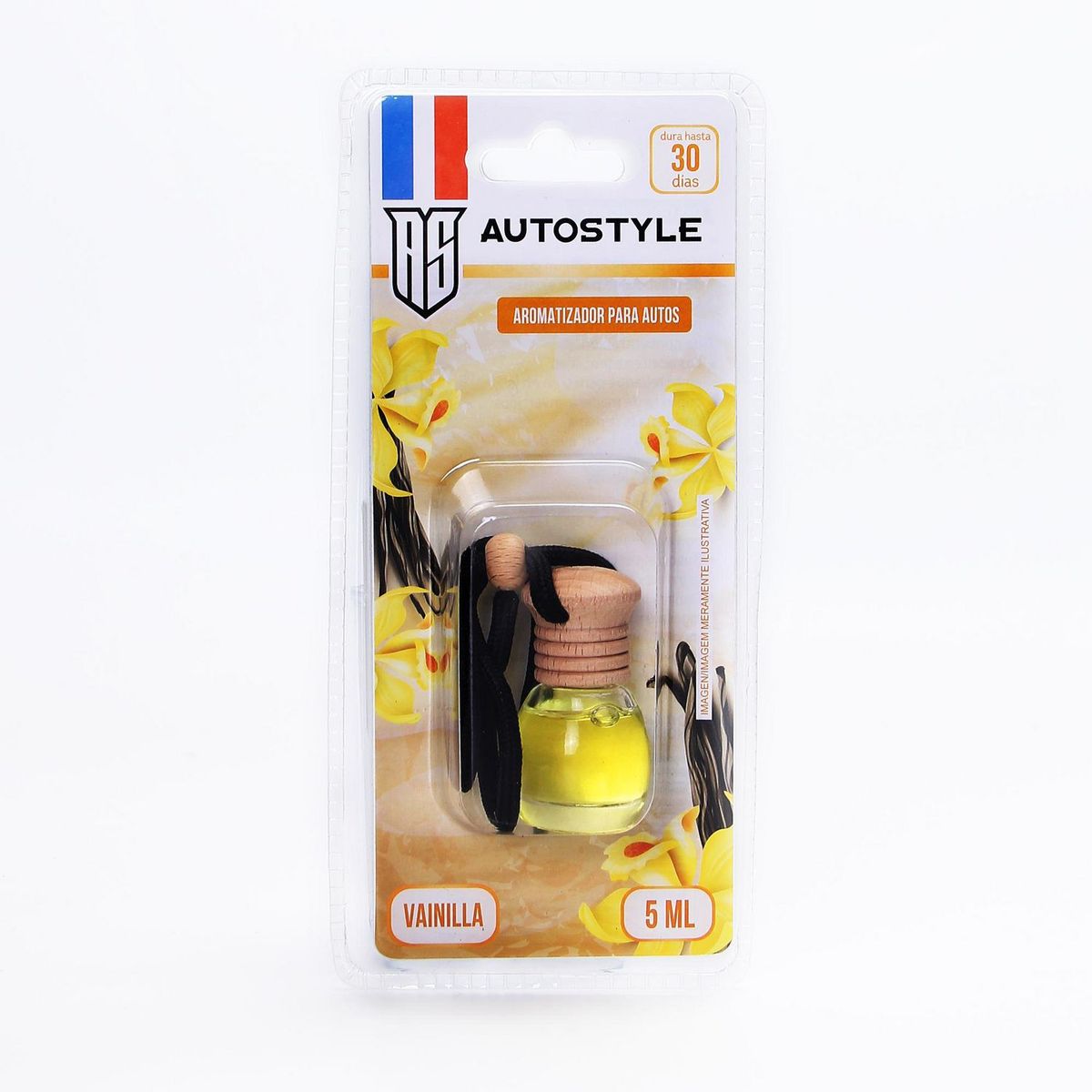 AUTOSTYLE - Ambientador para Auto Autostyle Liquido Vainilla 5Ml