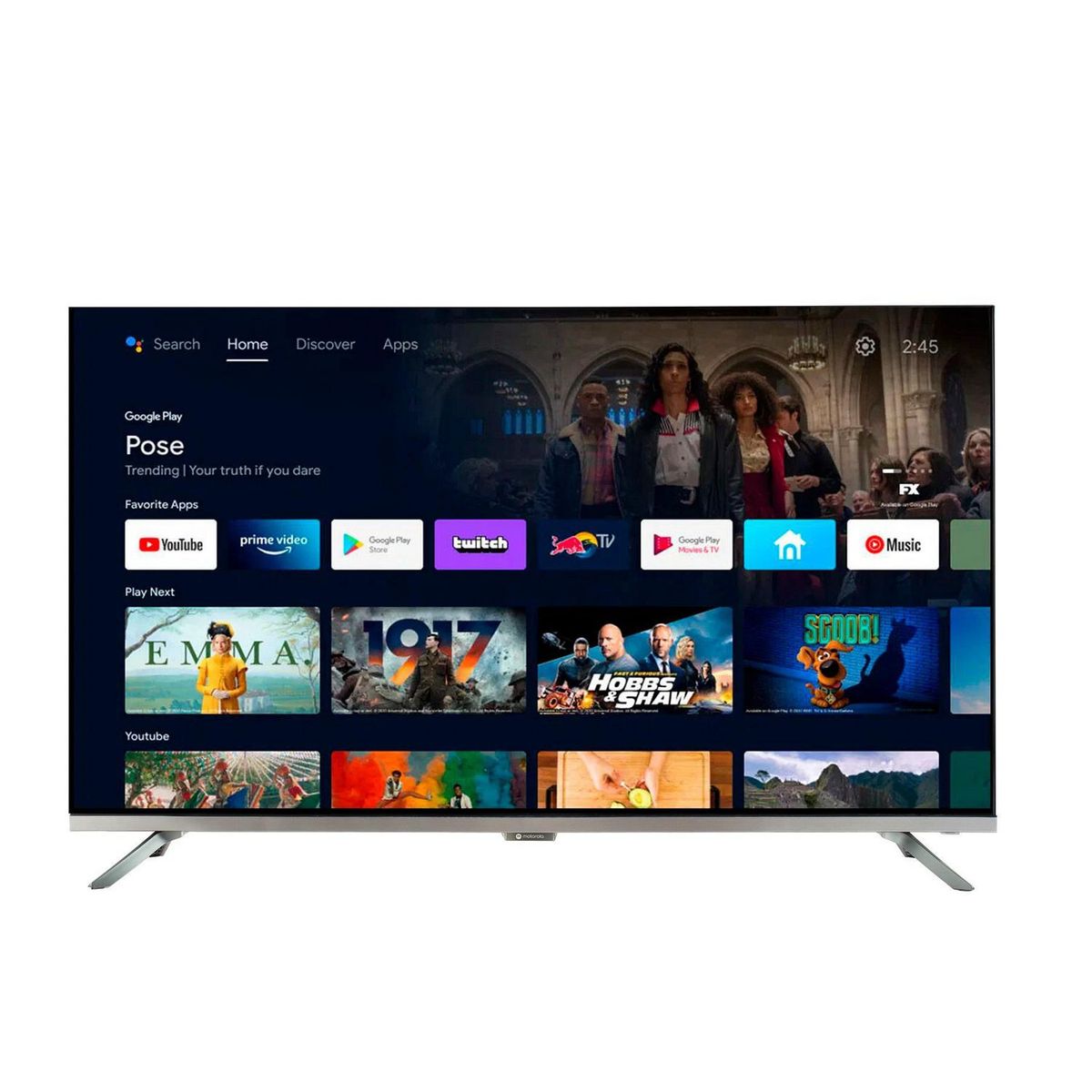 MOTOROLA - Televisor Motorola Smart UHD 55" MOT55ULC13