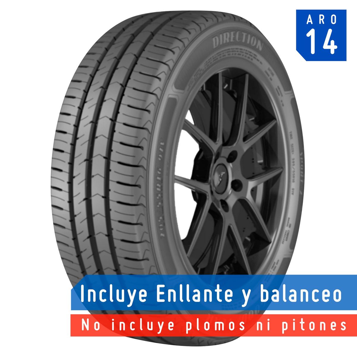GOODYEAR - Llanta Goodyear Direction Touring 2 185/65 R14 86H