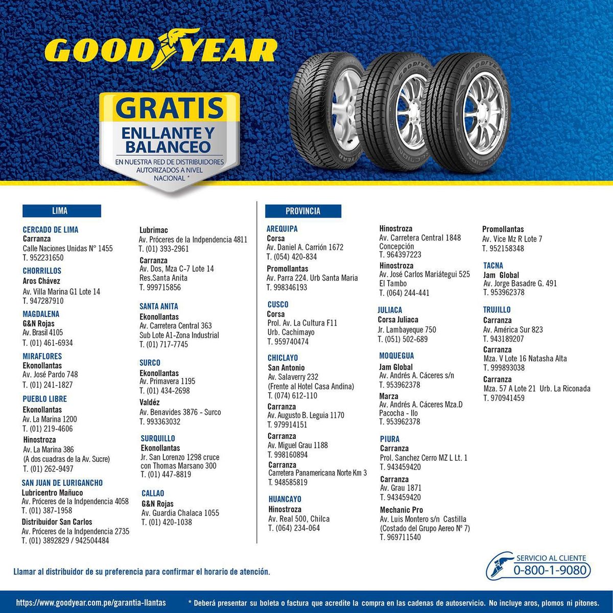GOODYEAR - Llanta Goodyear Direction Touring 2 185/70 R14 88H