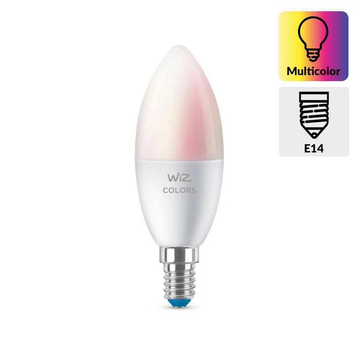 WIZ - Foco Vela LED Wiz Wi-Fi E14 40W RGB