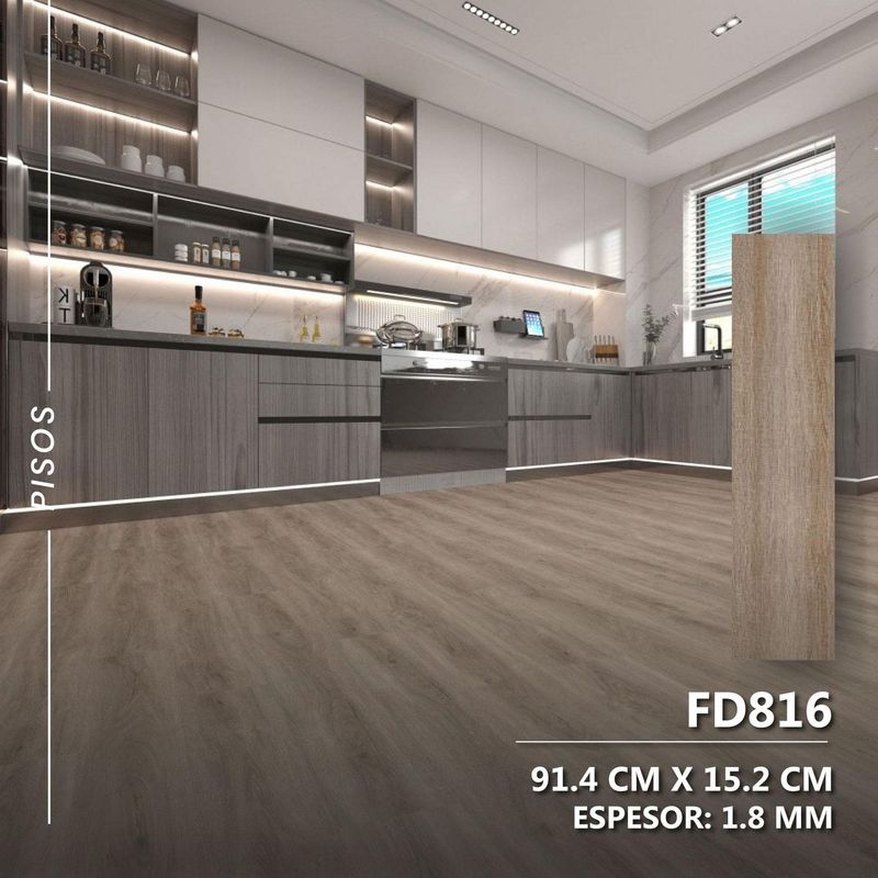 DECOKASA - Piso Autoadhesivo Baltico 91.4x15.2 5m2