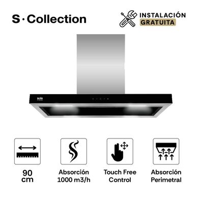 Campana Decorativa Scollection Spacelux Isla 90Cm