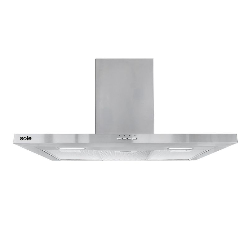  - Campana Extractora Sole 90cm Decorativa Onyx-T TURE88CO Gris