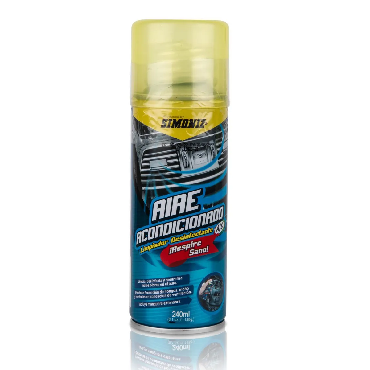 SIMONIZ - Limpiador Desinfectante SIMONIZ para Aire Acondicionado 240ml
