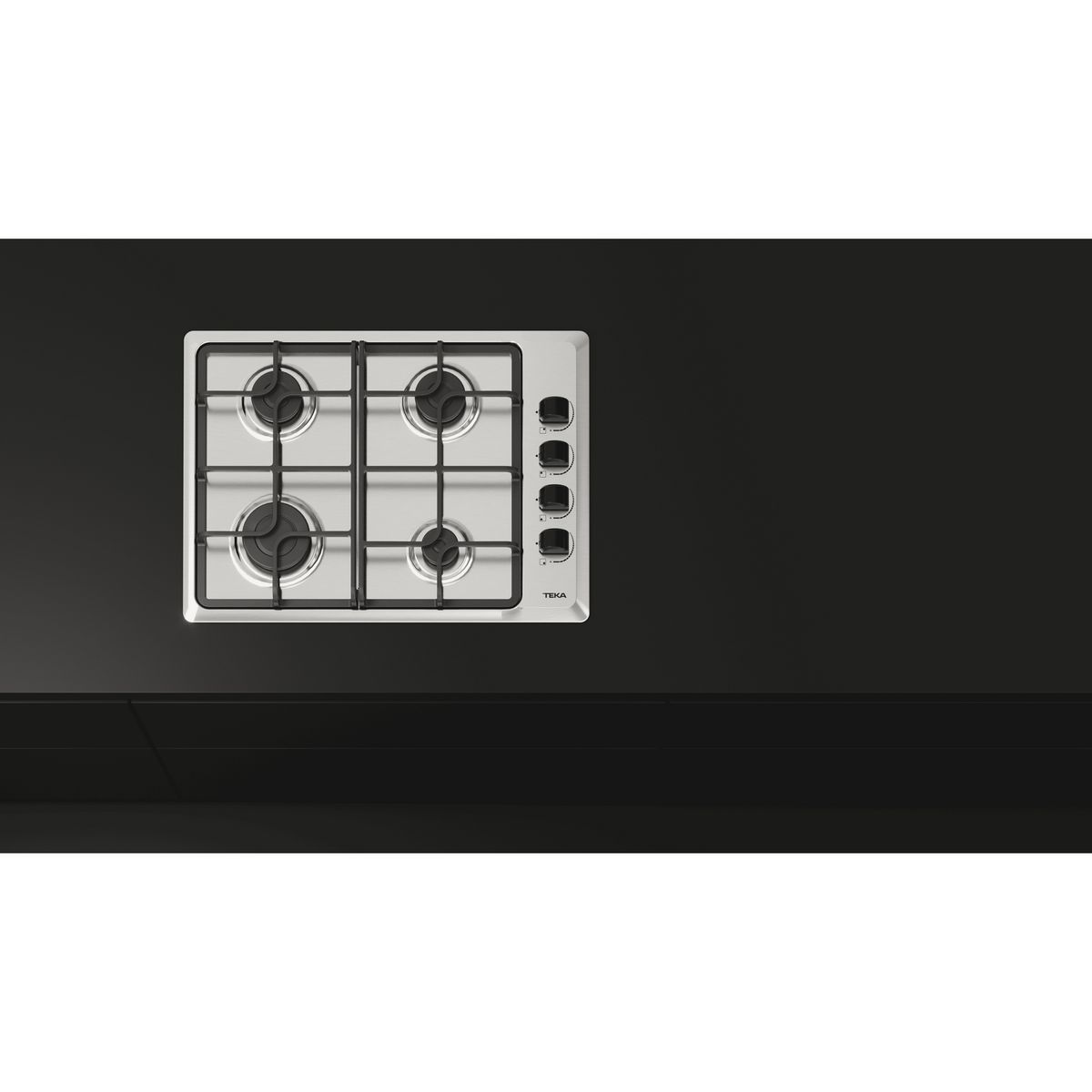 TEKA - Cocina empotrable a Gas Teka HLX 540 KBB0C-IX X4 Quemadores