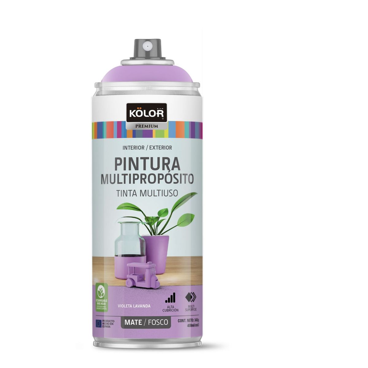 KOLOR - Spray Violeta Lav Mate 400 Ml