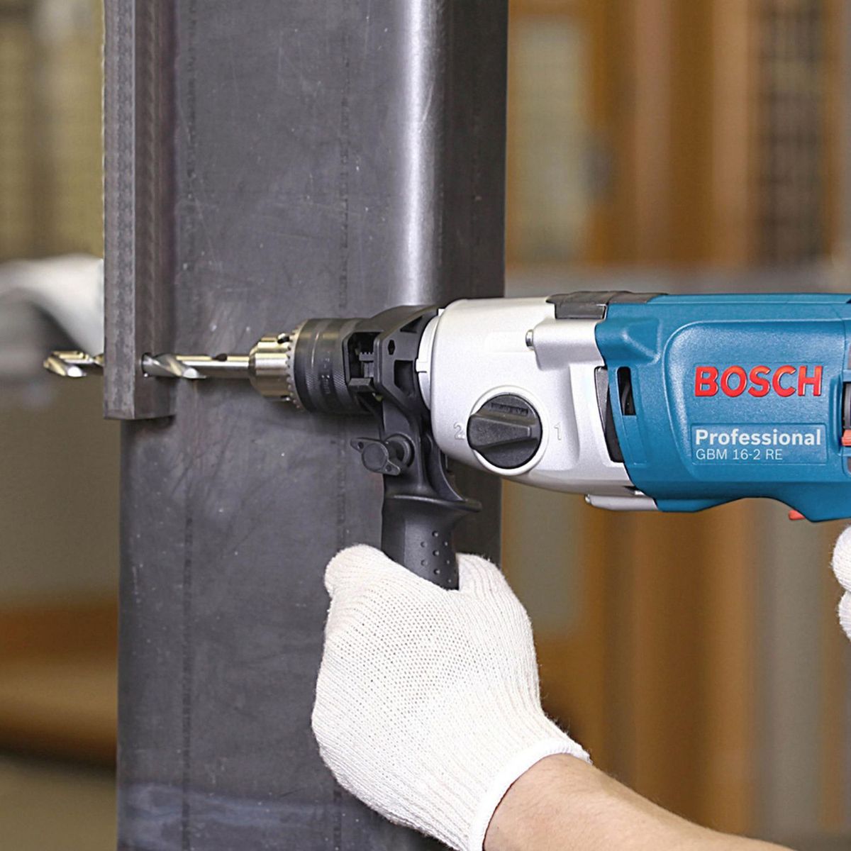 BOSCH - Taladro Eléctrico Bosch GBM 16-2 13mm 800W RE