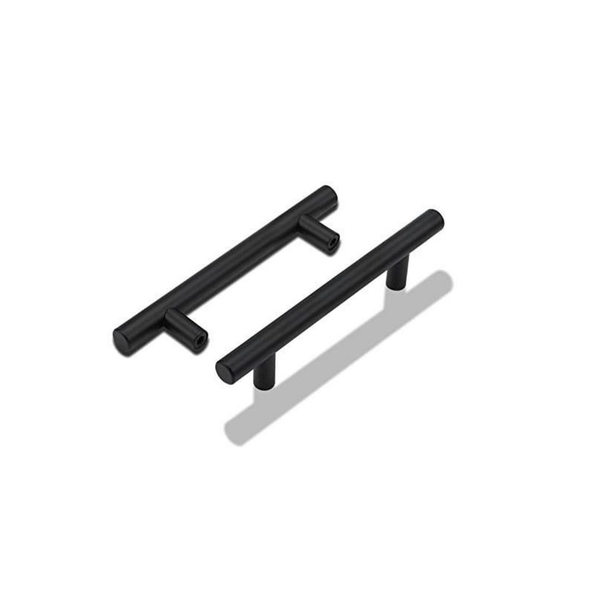 FIXSER - Jalador Inoxidable Negro Redondo 128mm