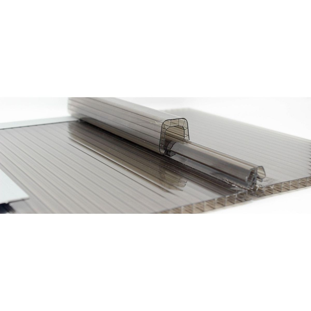 POLYARQ - Techo Policarbonato Transparente- Kit Top Click Ice 6MM