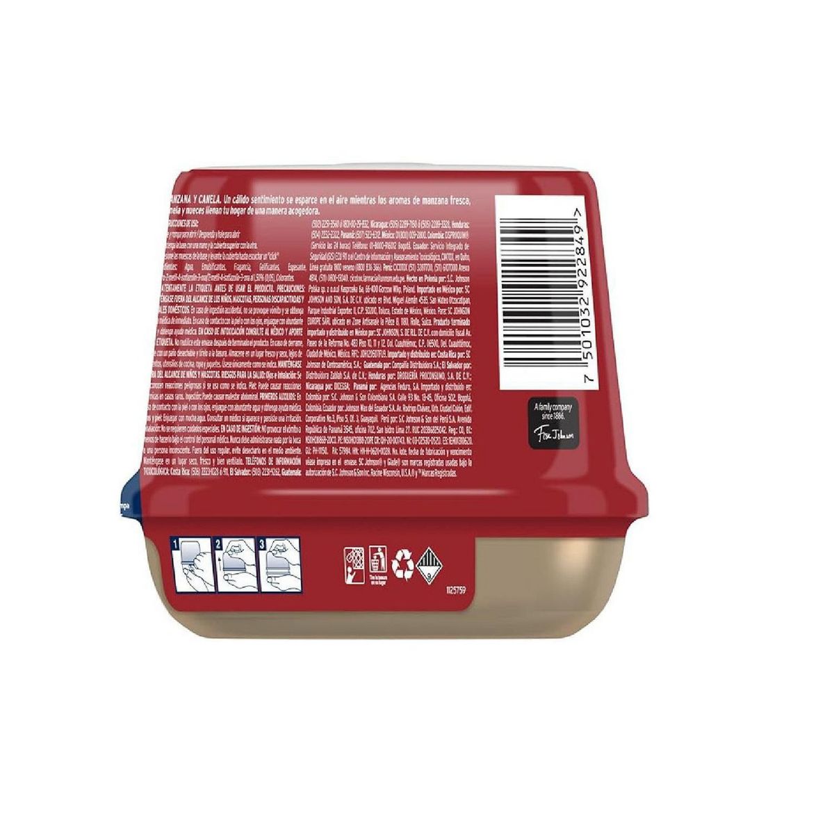 GLADE - Ambientador Glade En Pote Manzana Canela 180Ml