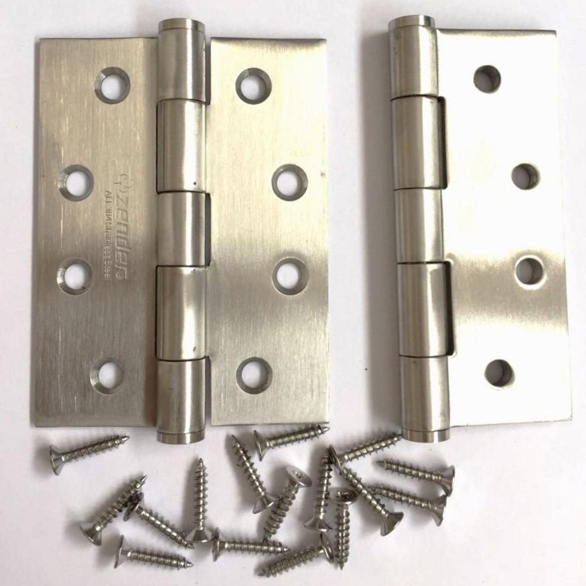 ZENDER - Bisagra de Acero S304 4x3x2.5" x 2 und