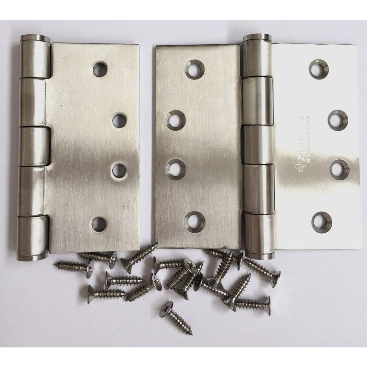 ZENDER - Bisagra de Acero S304 4x4x3" x 2 und