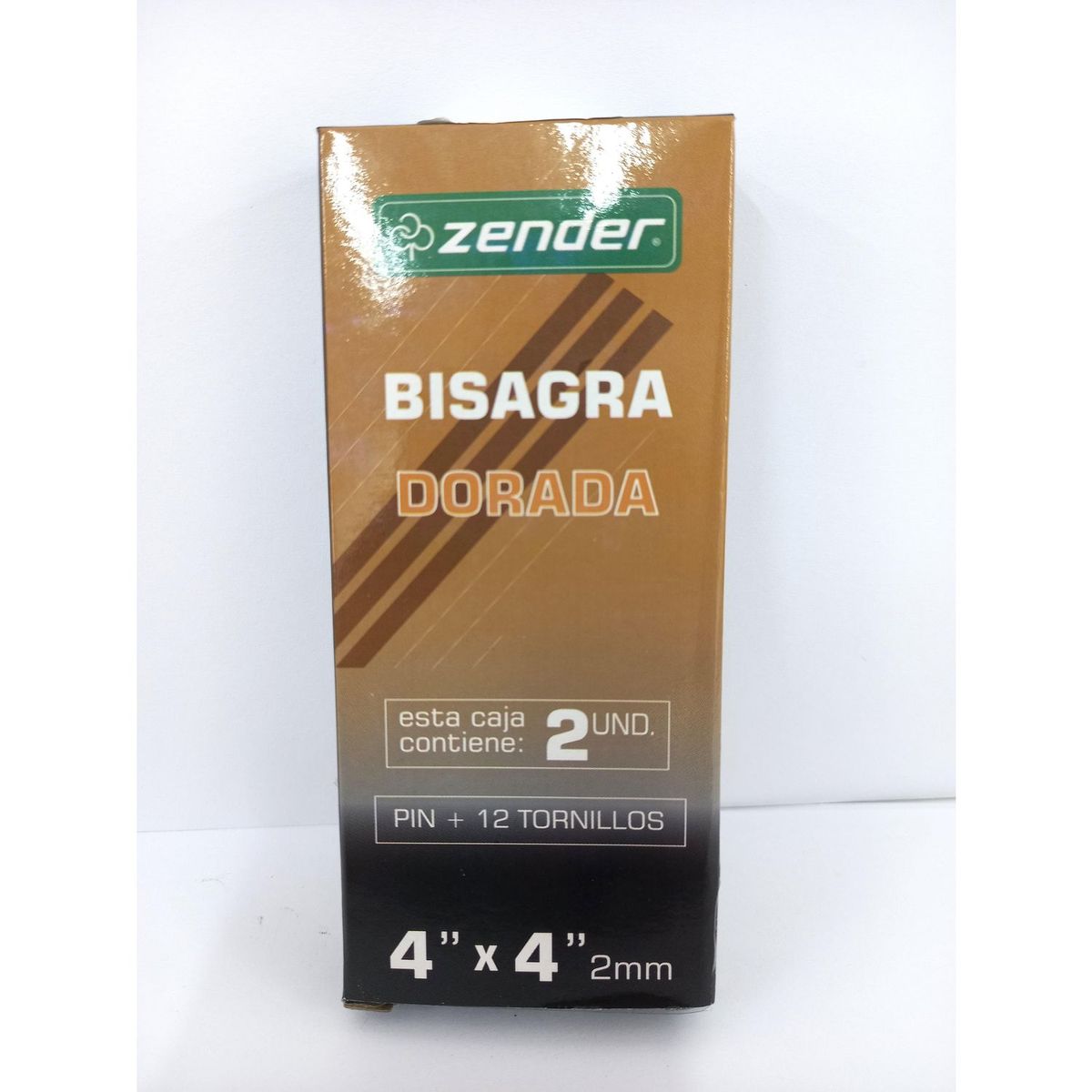 ZENDER - Bisagra Dorado 4x4 x 2 und