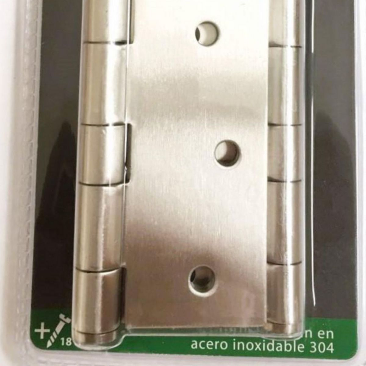 ZENDER - Bisagra de Acero 304 3.5x3.5x2.5" x 3 und