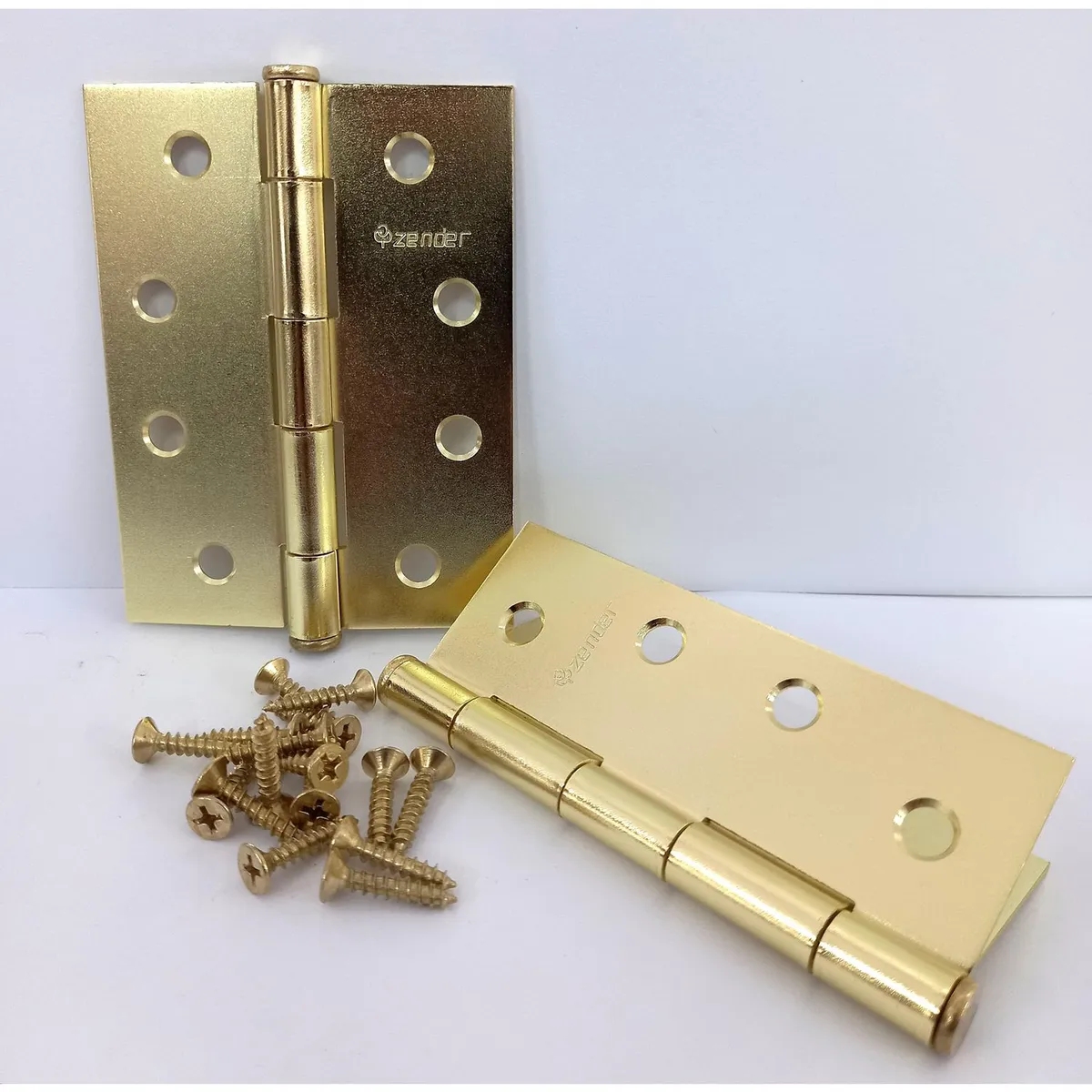 ZENDER - Bisagra Dorado 4x3" x 2 und