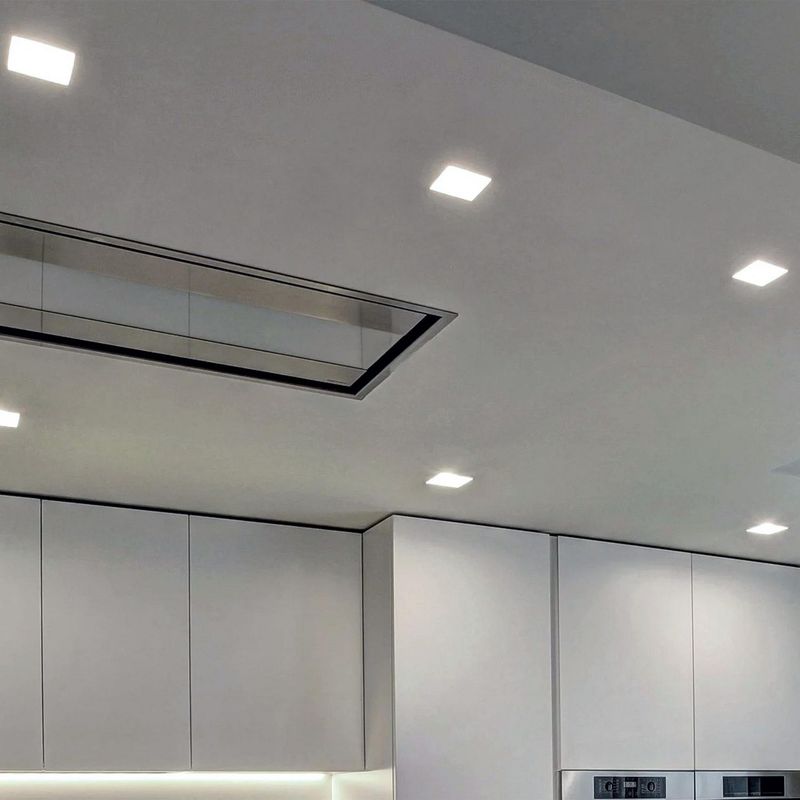 ILUMA - Downlight 6W Tricolor Cuadrado