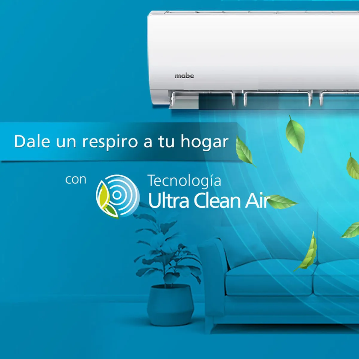 MABE - Aire Acondicionado 220V 12000 BTU Mabe Blanco MMT12CDBWCCC8