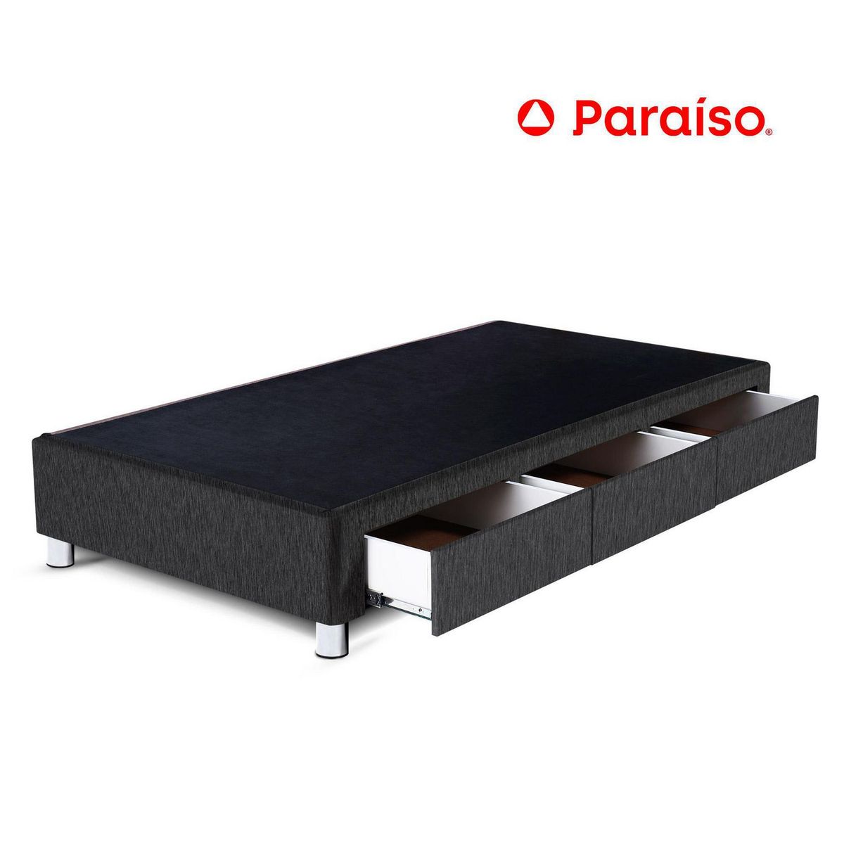 PARAISO - Box Tarima con Cajones 1.5 Plazas