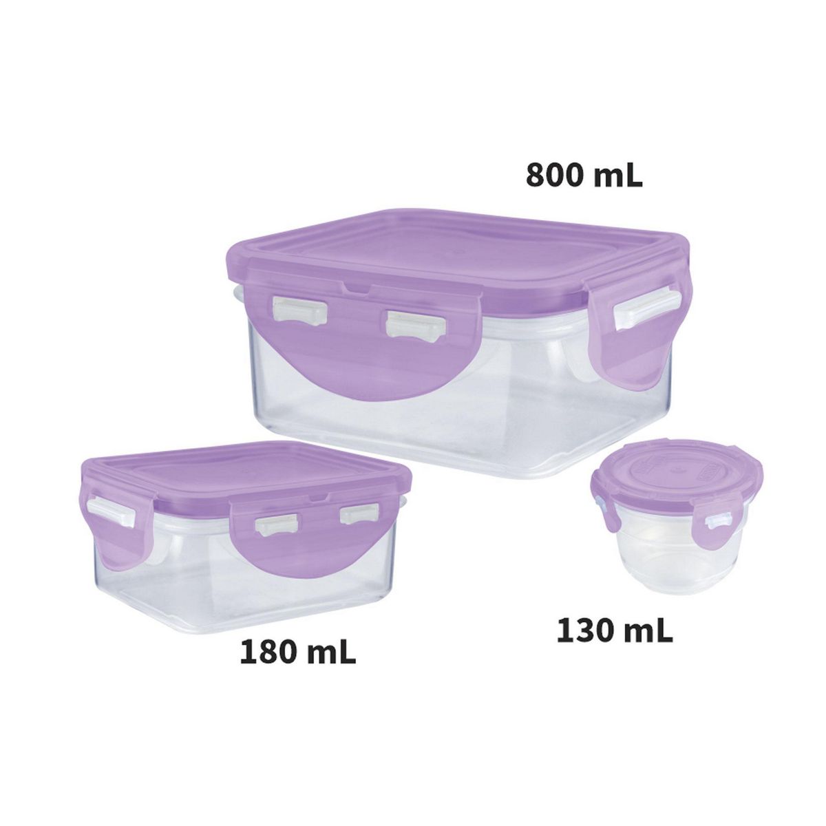 BASA - Set x3 Contenedores Basa Colores Varios