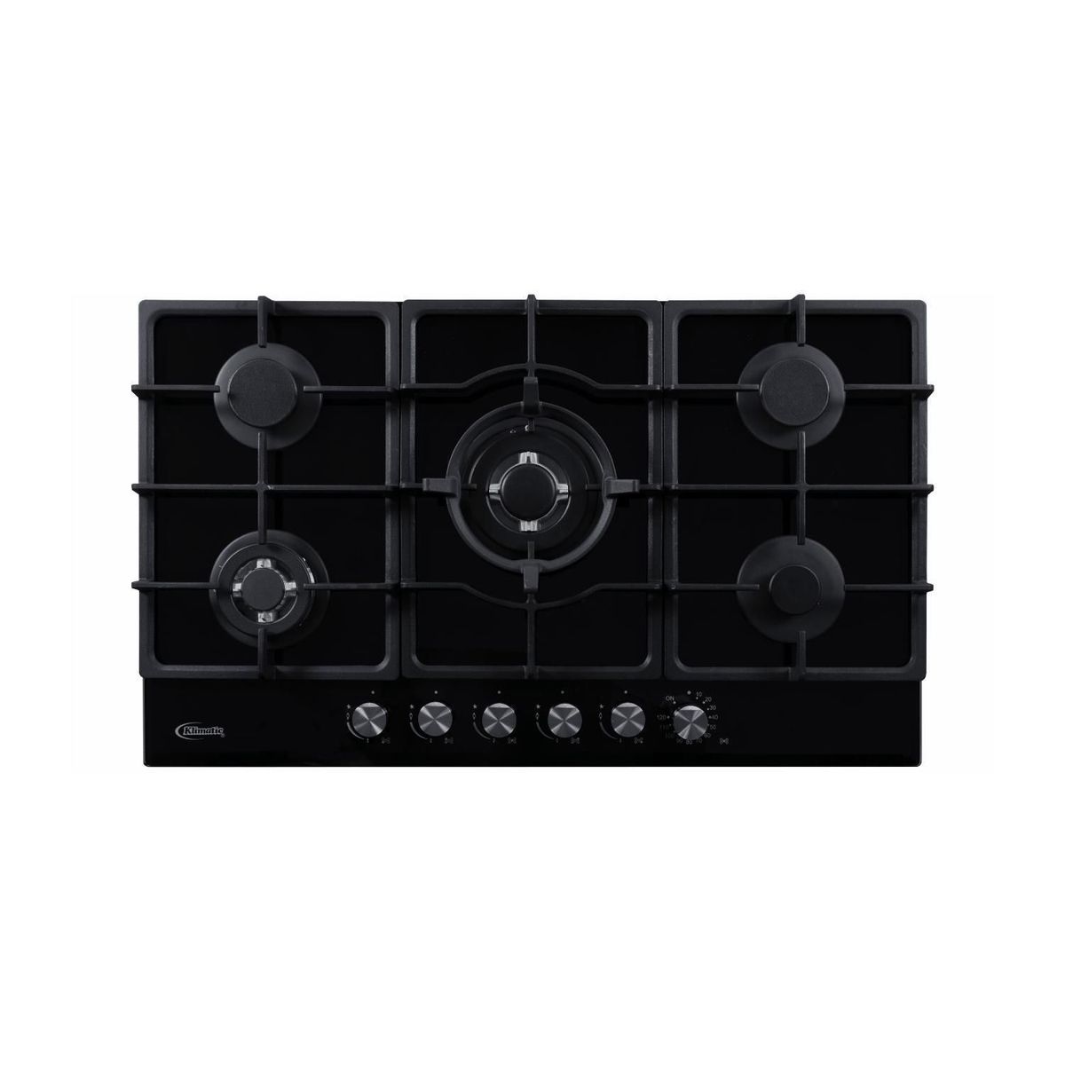 KLIMATIC - Tricombo Encimera Aosta 90 + Campana Decorativa Venezia Black + Horno a Gas Bonn