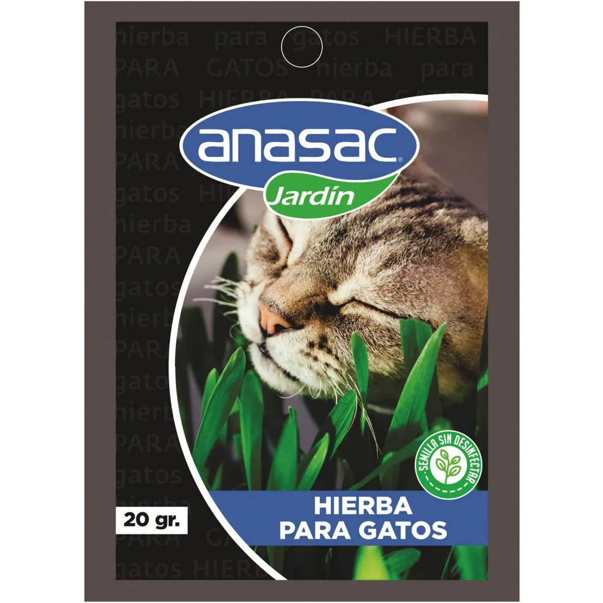 ANASAC JARDIN - Yerba Comestible para Gatos 20gr
