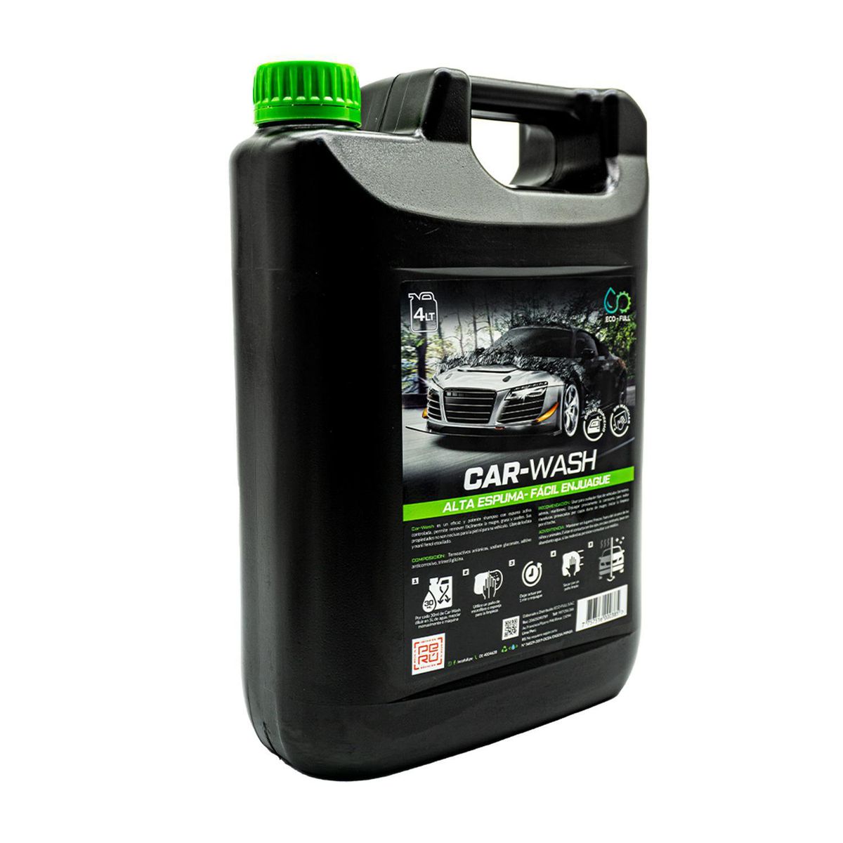 ECO-FULL - Shampoo Car-Wash Eco-Full 4LT
